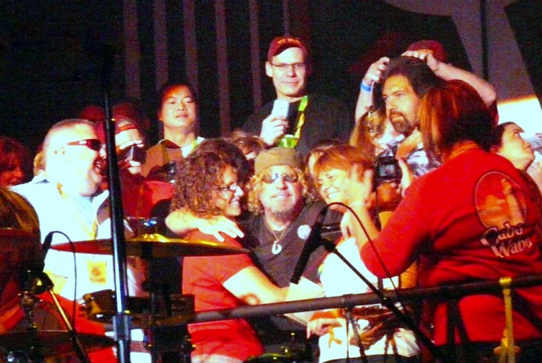 Karen, Sammy & me on stage in Tahoe, 5/07/10