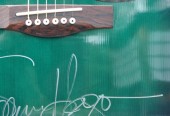 Sammy Hagar autographed Yamaha guitar eBay Auction starts TODAY November 28, 2012 to benefit Guitars not Guns music charity!!! 