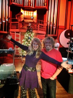 With Nancy Wilson & Heart for their "Home for the Holidays" show