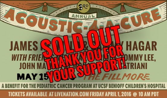ACOUSTIC-4-A-CURE 2016 SOLD OUT!