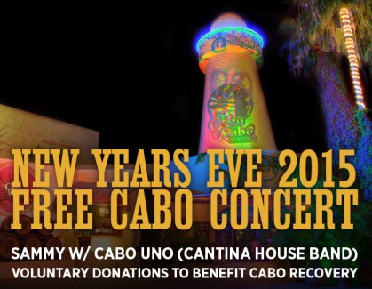 FREE New Years Eve Concert at the Cabo Wabo Cantina in Cabo