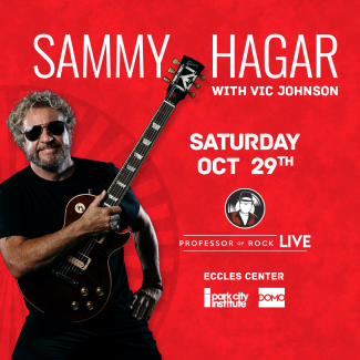 Join Sammy and Vic at Professor Of Rock Live - 10/29 in Salt Lake City, UT!